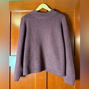 Old Navy Women's Chunky Knit Plum Sweater Size XXL